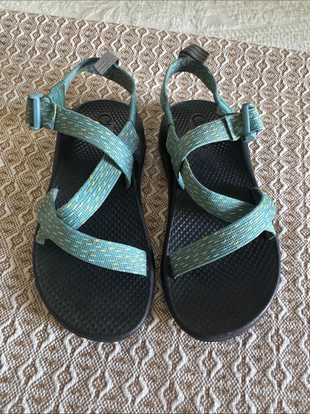 Chaco Kids Teal Strappy Sandals
